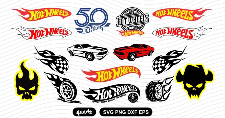 Hot Wheels SVG Bundle Gravectory