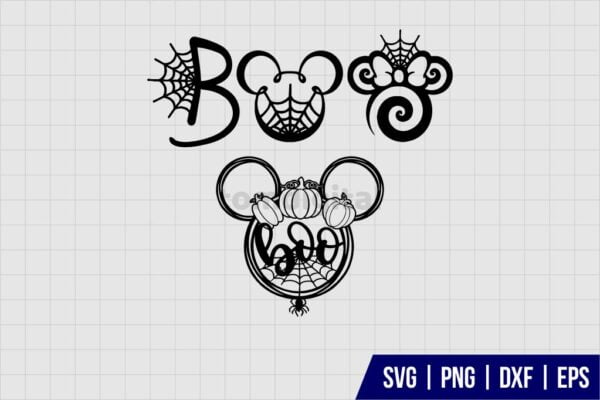 Halloween Boo Disney Svg Gravectory