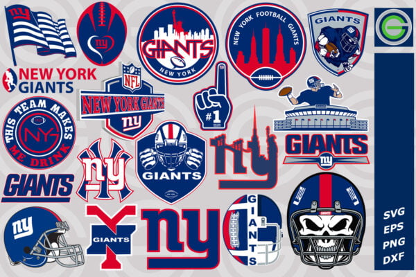 NFL New York Giants SVG SVG Files For Silhouette New York Giants