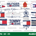 Tommy Hilfiger Logo Blood Drip SVG