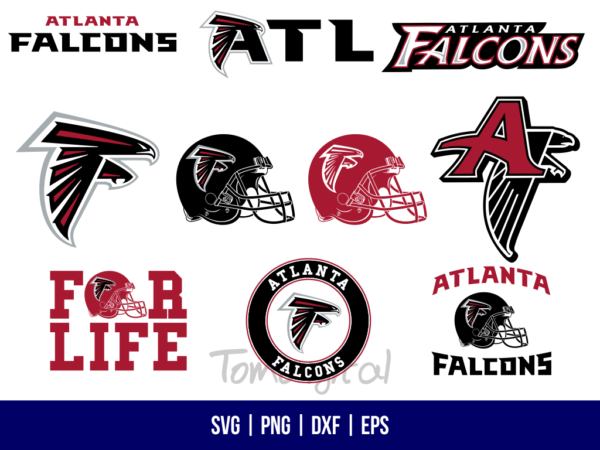 Atlanta Falcons NFL American Football Logo SVG Bundle - Gravectory