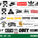 Fashion Brands Logo SVG Bundle