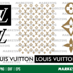 Louis Vuitton Pattern SVG Bundle