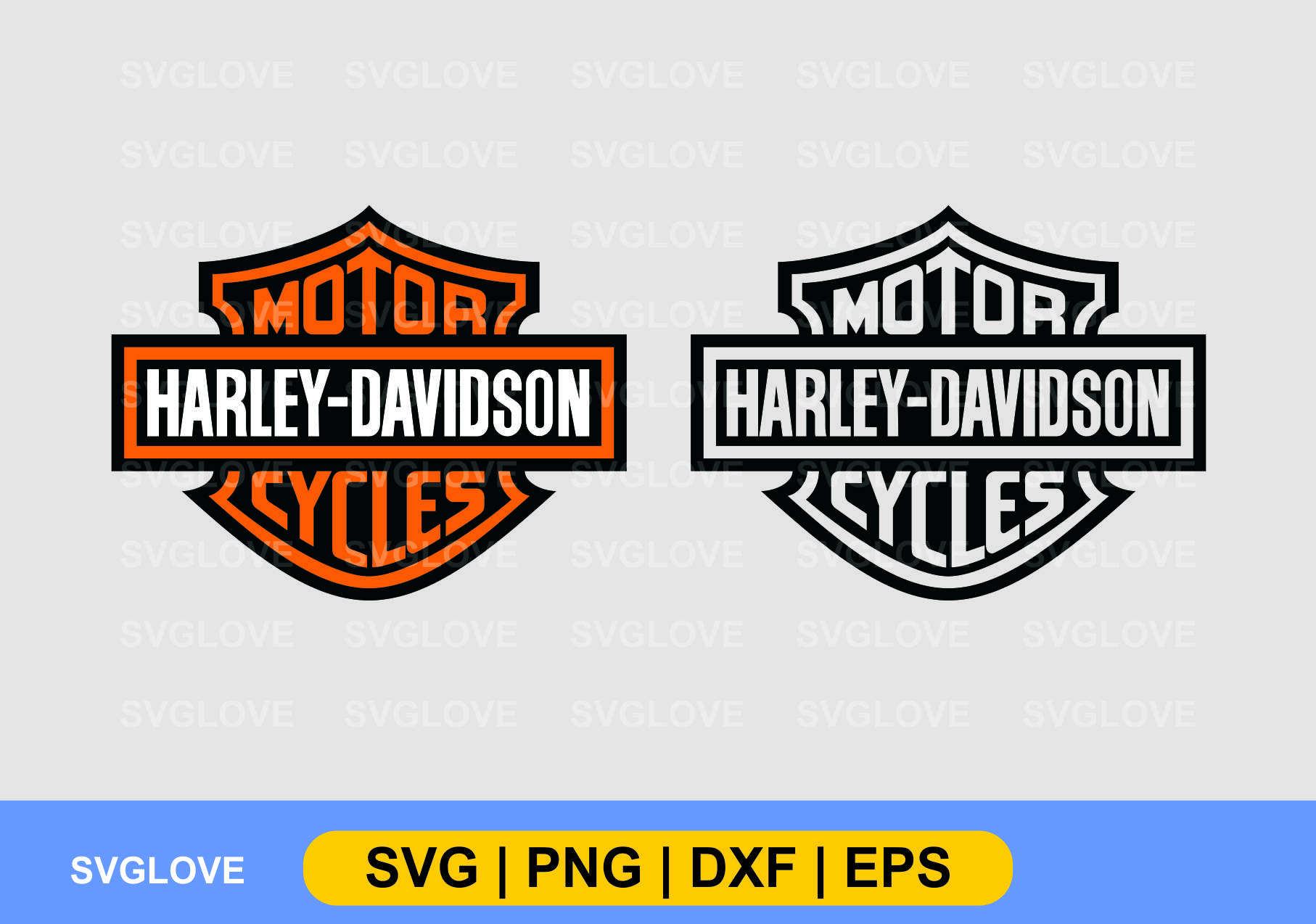 Download Harley Davidson Logo SVG Cut File - Gravectory