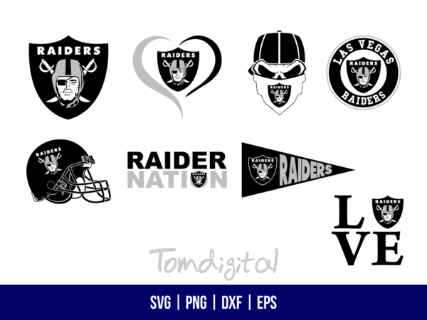 Las Vegas Raiders Svg Cut File Bundle Gravectory