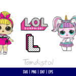 Lol Doll Unicorn Clipart SVG