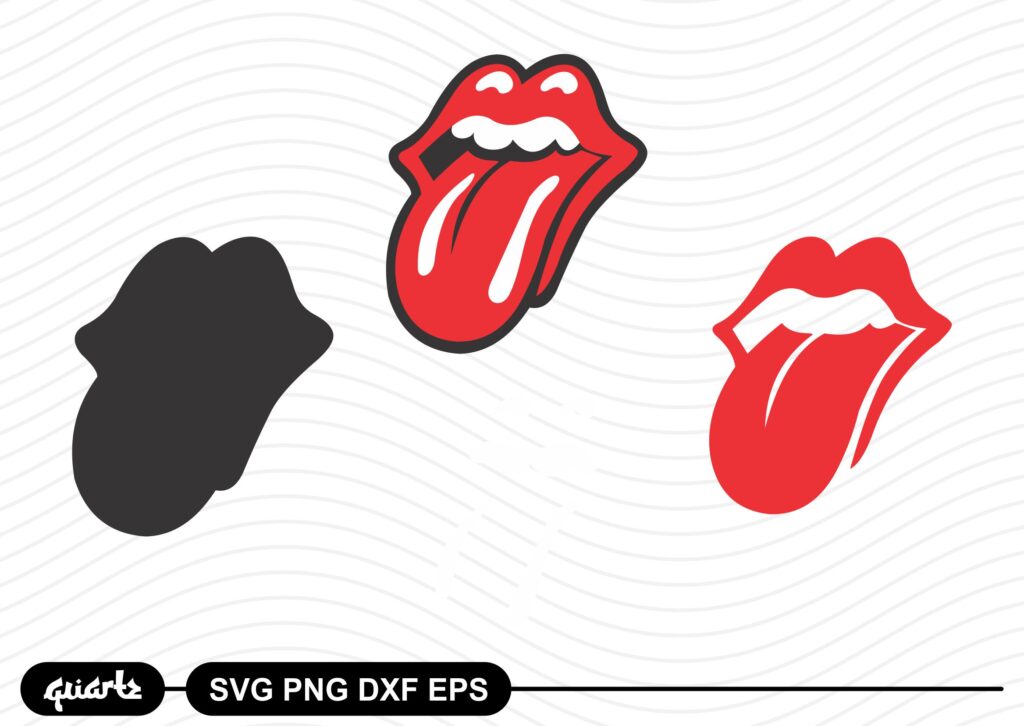 Rolling Stones Tongue Logo SVG