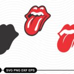 Rolling Stones Tongue Logo SVG