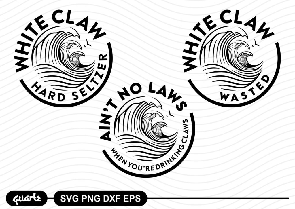 Download White Claw Logo SVG Cut File - Gravectory
