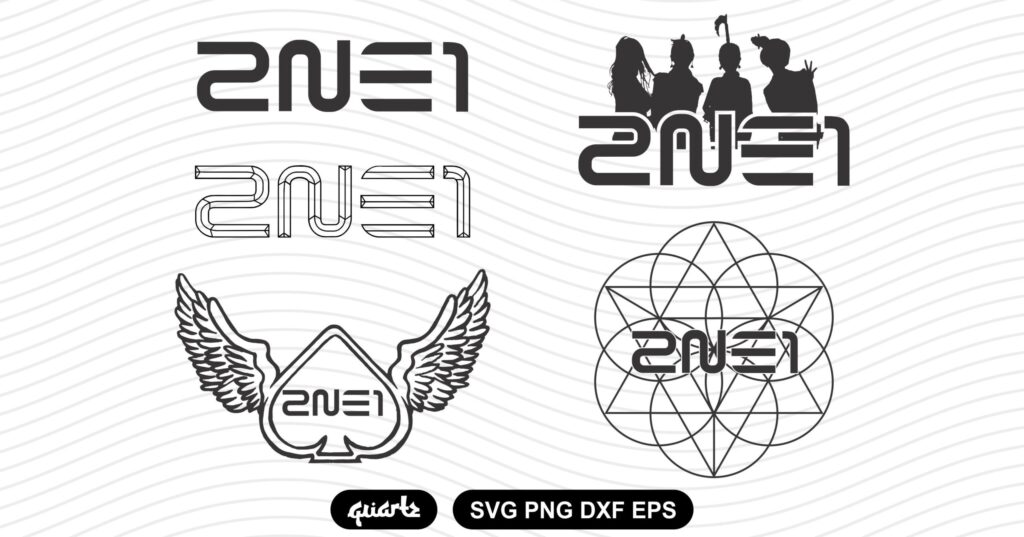 2ne1 logo vector bundle