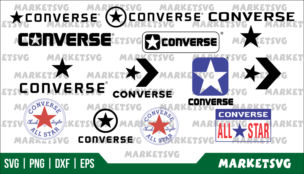 Download Converse Logo SVG Cut File Bundle - Gravectory