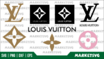 Louis Vuitton Logo Svg Cut File Bundle - Gravectory