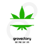 Marijuana leaf svg