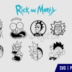 Rick and Morty SVG