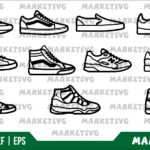 Sneakers brand svg