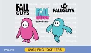 Fall Guys Logo SVG Bundle - Gravectory