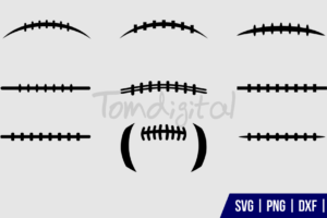 football laces svg