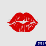 lips kiss svg