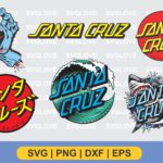 santa cruz logo vector SVG PNG DXF EPS