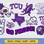 tcu horned frogs svg