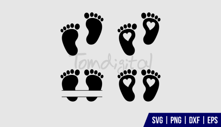 Download Little Baby Feet Svg Bundle Gravectory