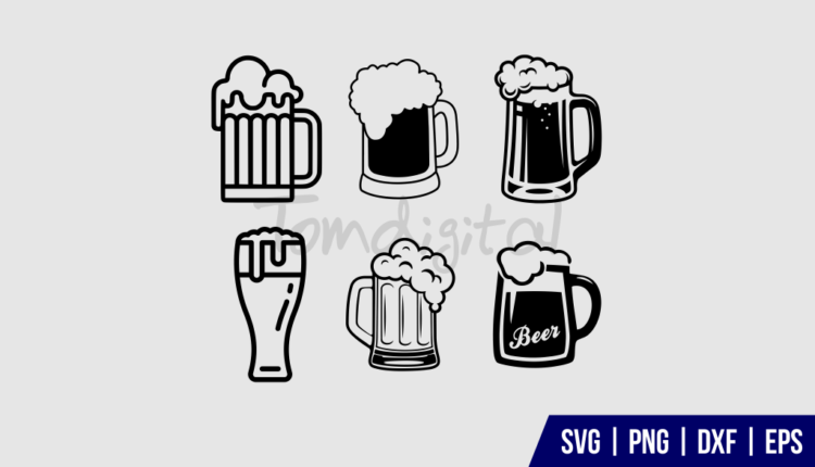 Download Beer Mug Clipart Svg Bundle Gravectory