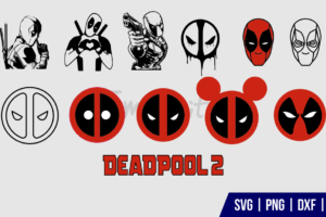 Deadpool SVG DXF PNG EPS