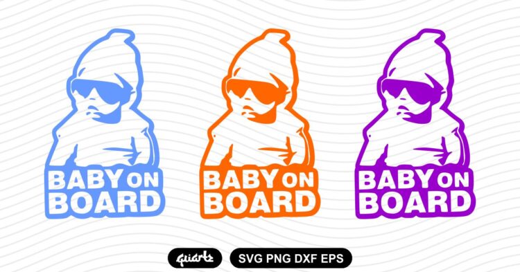 Download Baby On Board Svg Cut File Gravectory