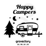 happy campers svg