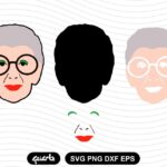 Iris Apfel SVG Cut File