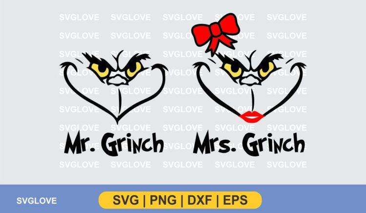 Download Mr And Mrs Grinch Svg Gravectory