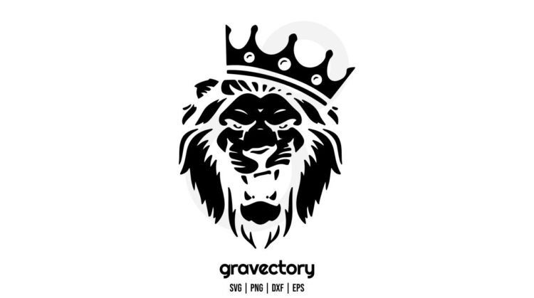 King Lion Svg Gravectory