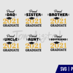 Proud Family Of A 2021 Graduate SVG