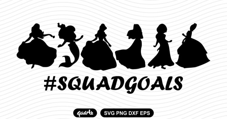 Download Disney Princess Svg Squadgoals Gravectory