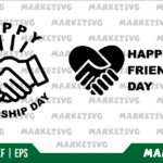 Happy Friendship Day SVG