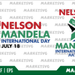 Nelson Mandela International Day SVG