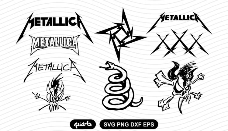 Printable Metallica Stencils