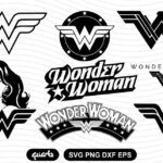 Wonder Woman Logo SVG Bundle