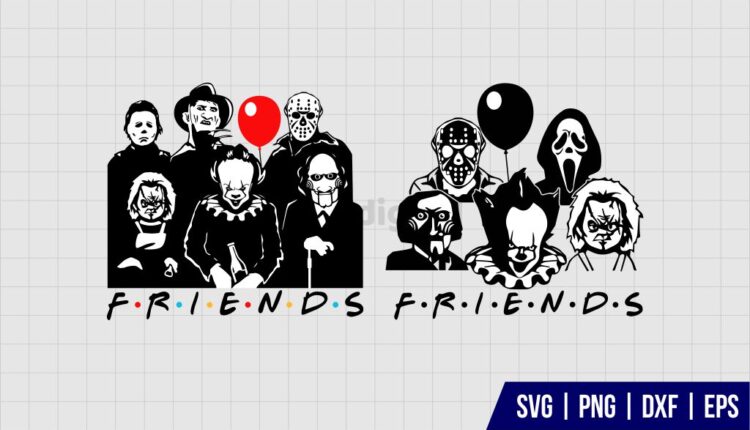 Free Free 249 Horror Movie Friends Svg SVG PNG EPS DXF File