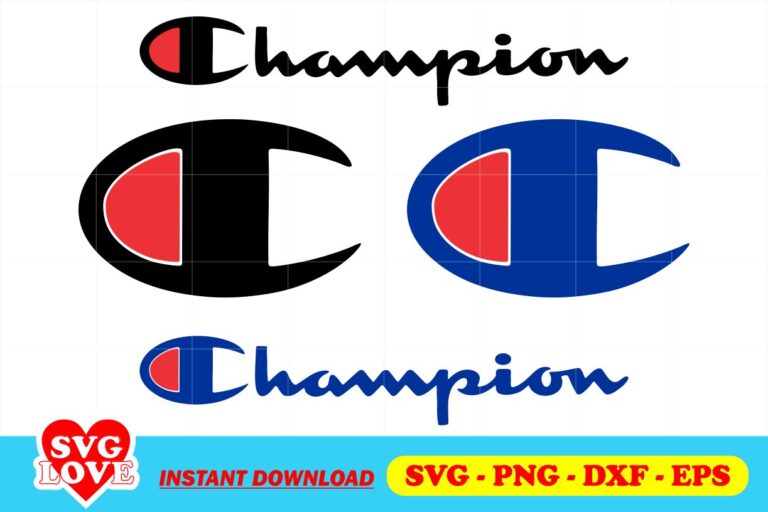 Champion Logo SVG Cut File - Gravectory