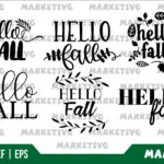 Hello Fall SVG Bundle