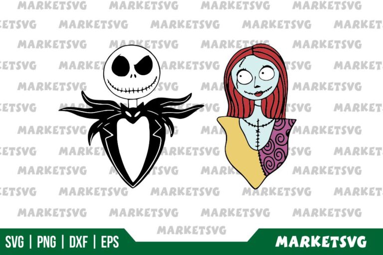 Jack And Sally SVG - Gravectory