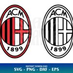 AC Milan Logo SVG