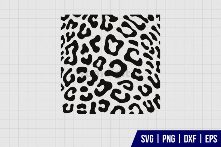 Cheetah Print SVG PNG DXF EPS - Gravectory