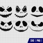Halloween Ghost Face SVG