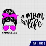 Mom Life Bun SVG