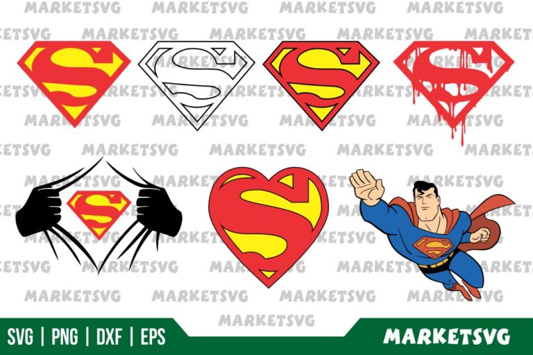 Superman Logo SVG Bundle - Gravectory