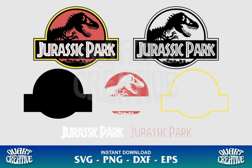 jurassic park SVG cut file Jurassic Park SVG Cut File