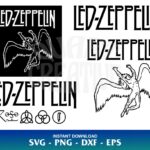 led zeppelin logo svg