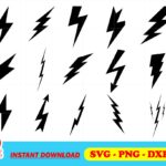 lightning bolt svg bundle